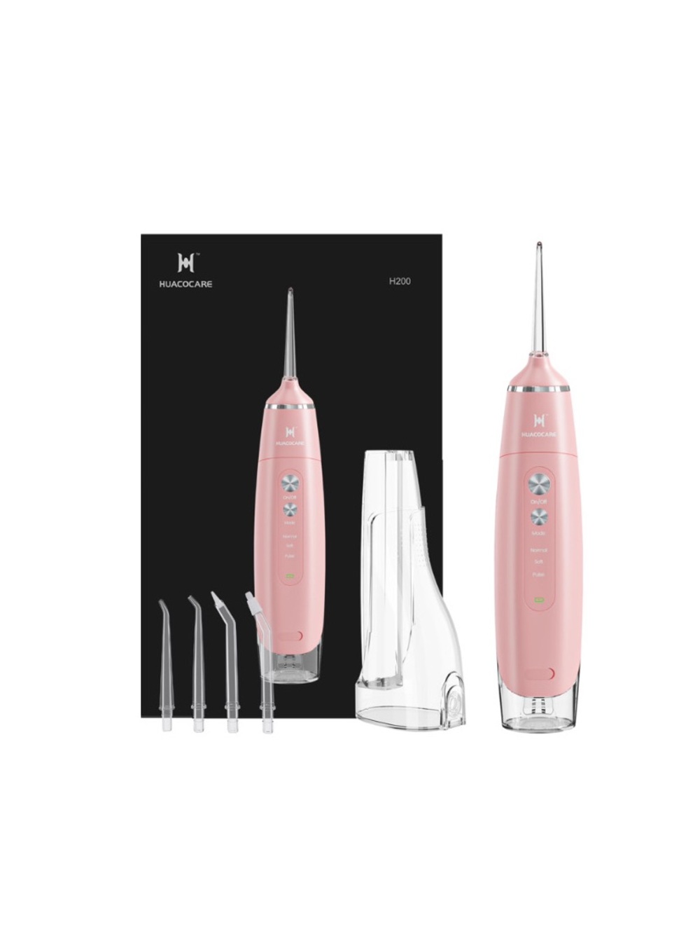 Water Flosser Portable 3 Modes for Dental Health (Pink) - Picture 2 of 5